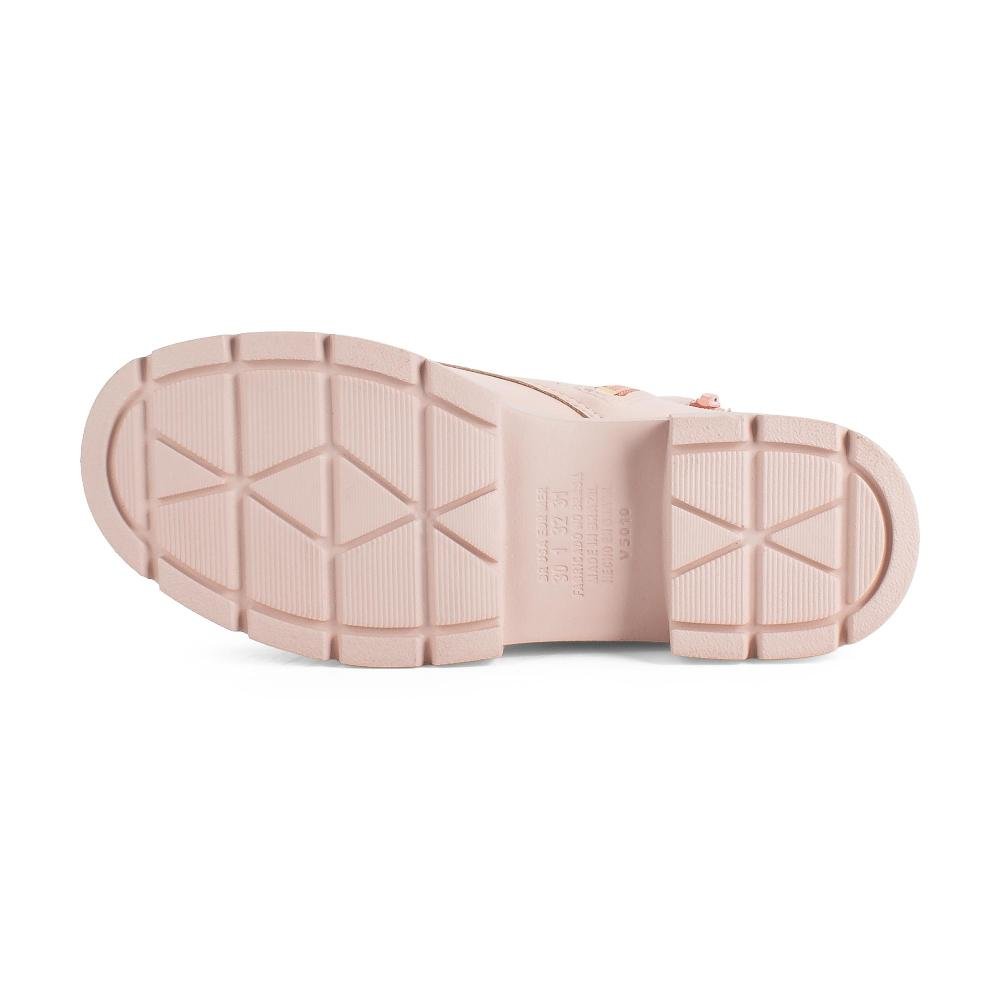 Bota Coturno Pink Cats Infantil V6081 Rosa 4
