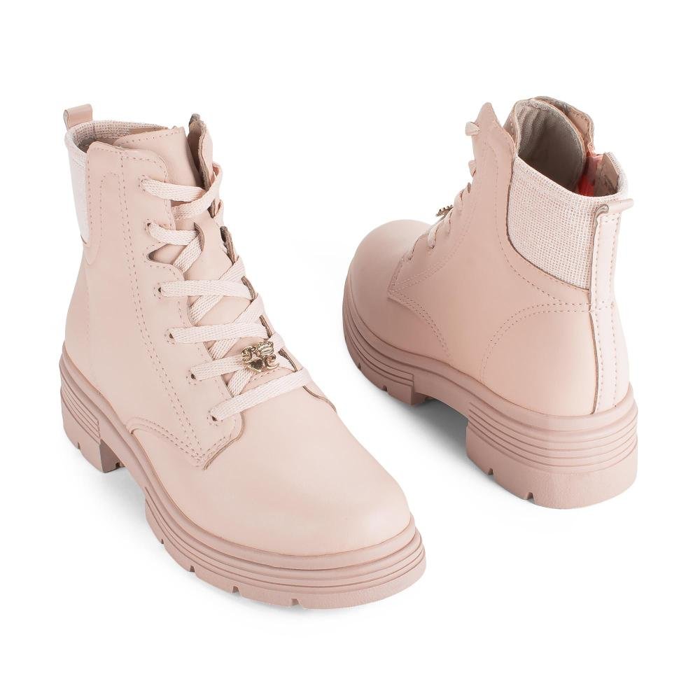 Bota Coturno Pink Cats Infantil V6081 Rosa 6