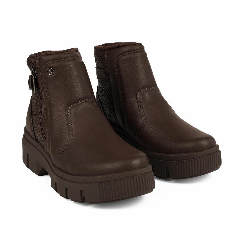 Bota Kolosh de Cano Curto Feminino C3376 Marrom 5