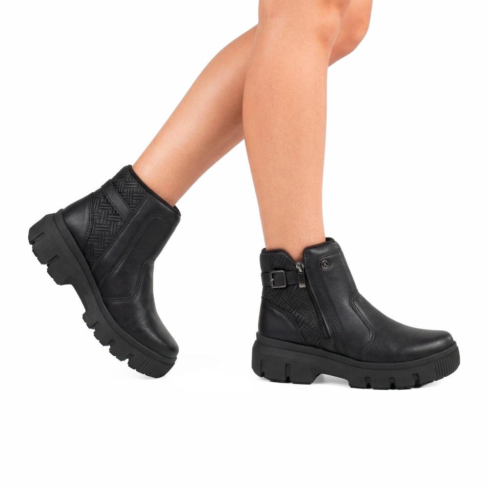 Bota Kolosh de Cano Curto Feminino C3376 Preto 2