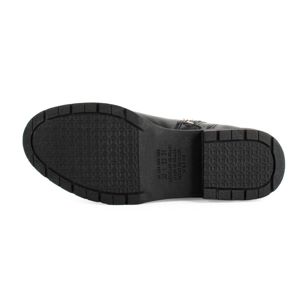 Bota Pink Cats Infantil de Cano Curto V6071 Preto 4