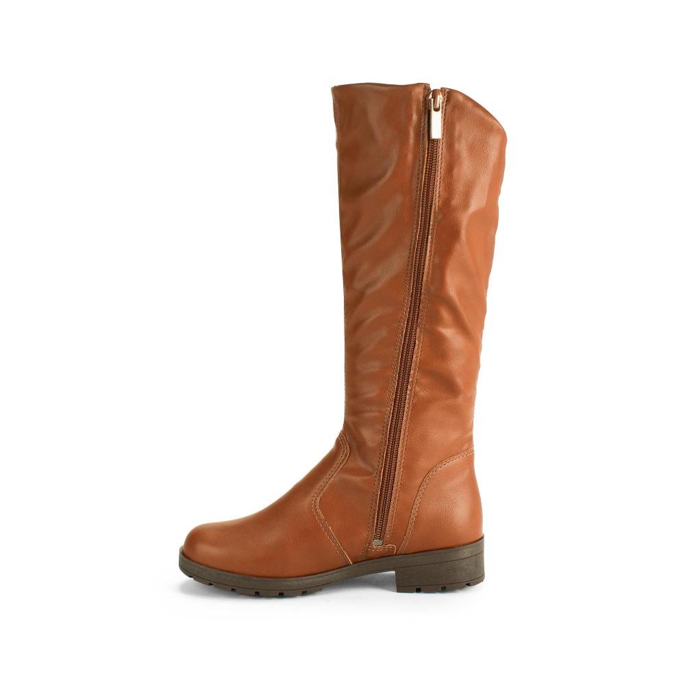 Bota Pink Cats Infantil de Cano Longo V6052 Marrom 3