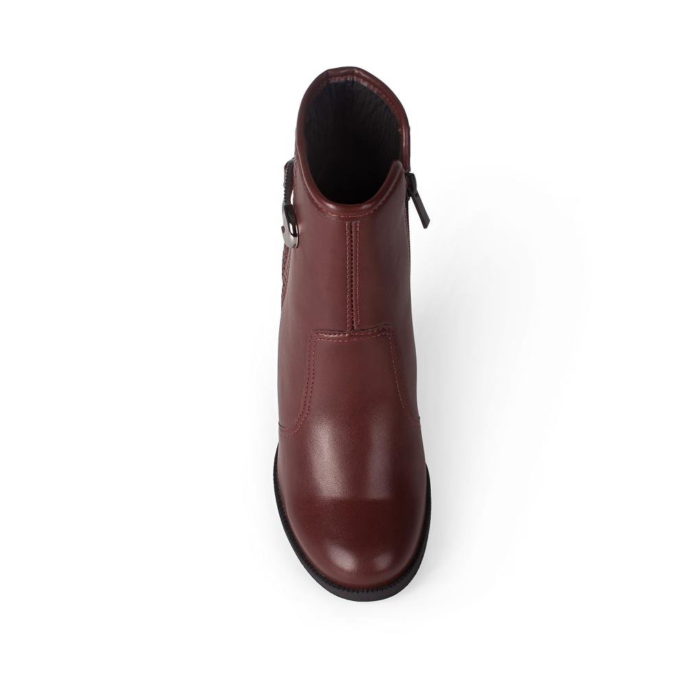 Bota Dakota de Cano Curto Feminina D2193 Bordô 6