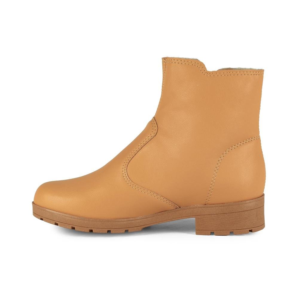 Bota Pink Cats Infantil de Cano Curto V6053 Bege 3