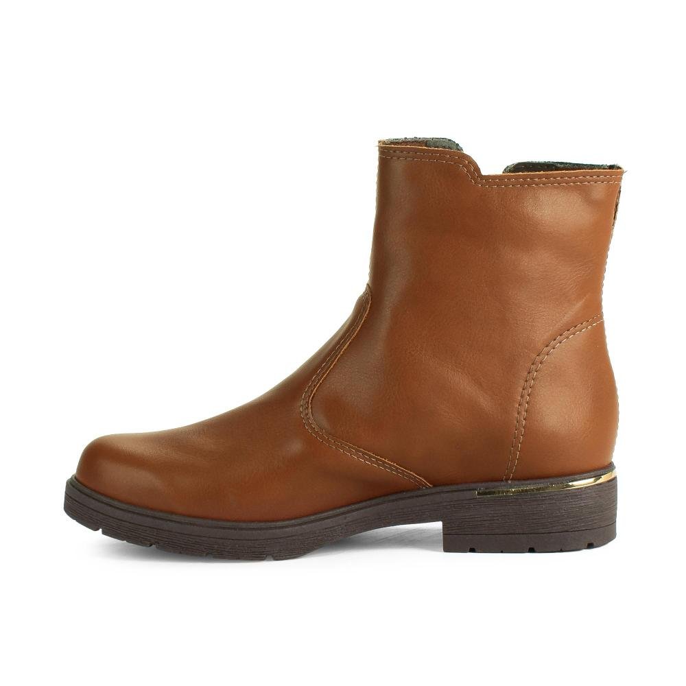 Bota Pink Cats Infantil de Cano Curto V6072 Marrom 3