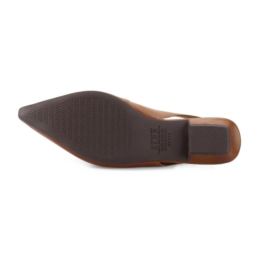 Sapato Mississipi Slingback Feminino J1482 Marrom 5
