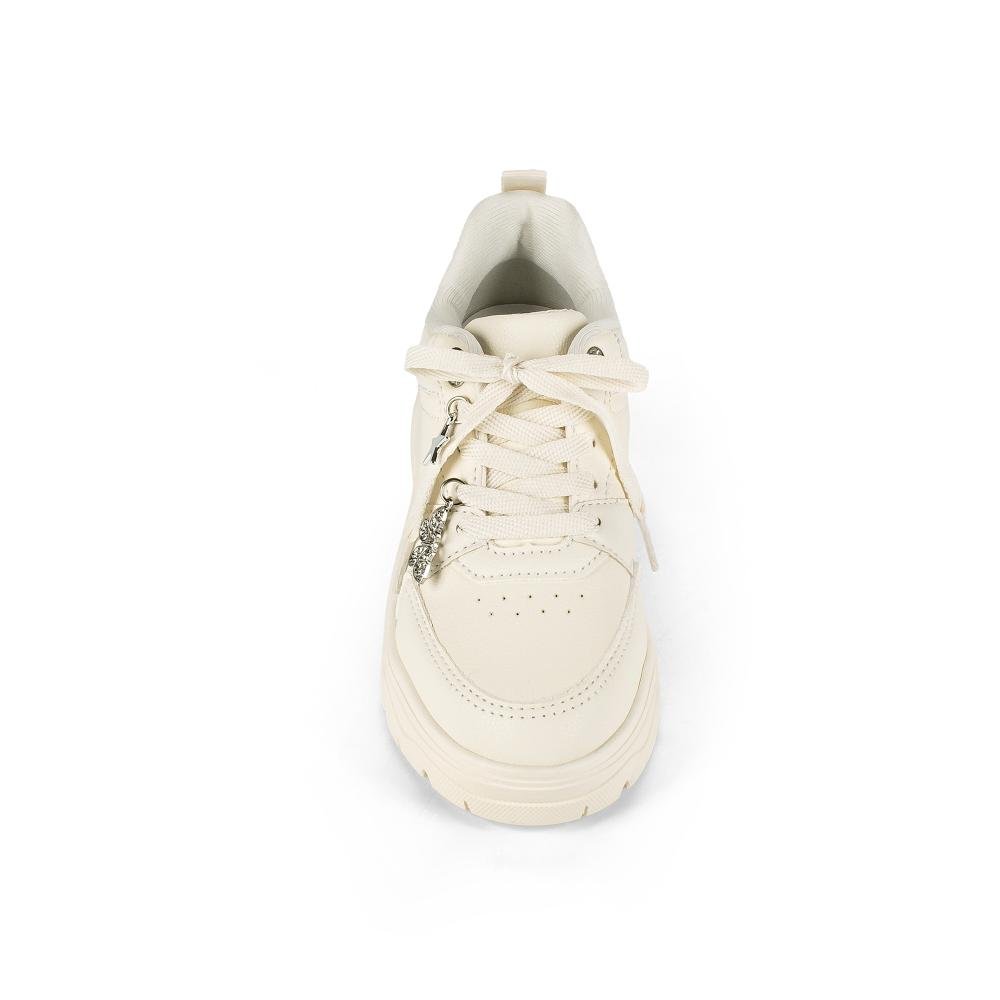 Dad Sneaker Pink Cats Infantil V6241 Off White 2