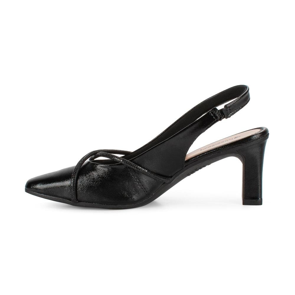 Scarpin Mississipi de Salto Bloco Feminino J1571 Preto 4