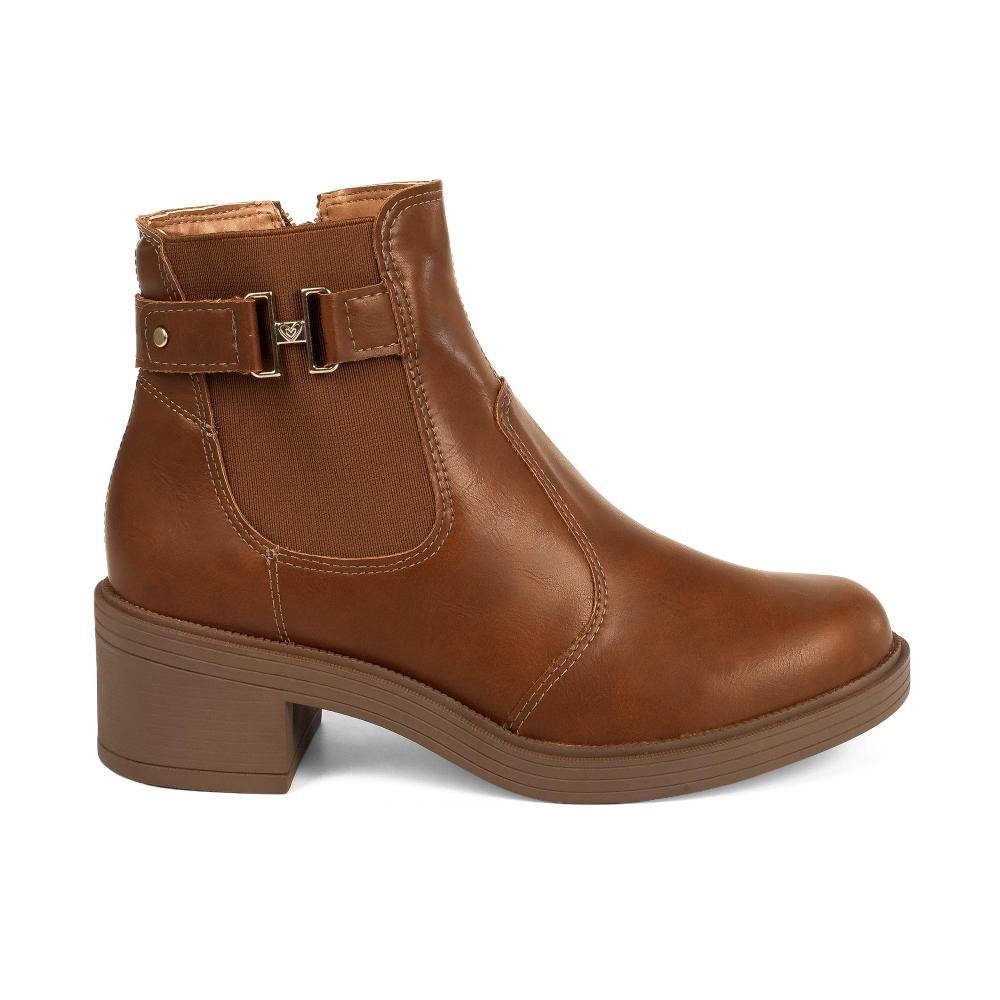 Bota Mississipi de Cano Curto Feminina J1142 Marrom 3