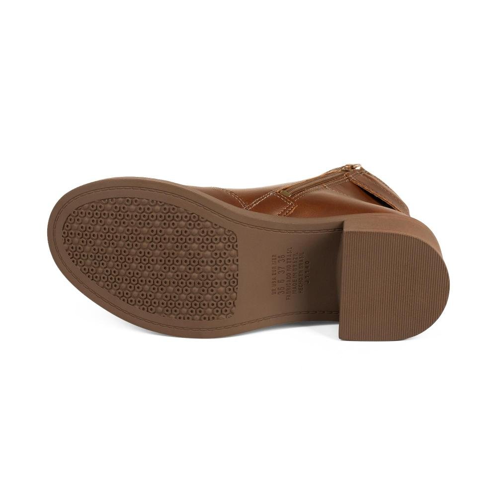 Bota Mississipi de Cano Curto Feminina J1142 Marrom 5