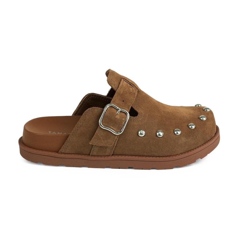 Mule Tanara Em Couro Tratorado Feminino T9611