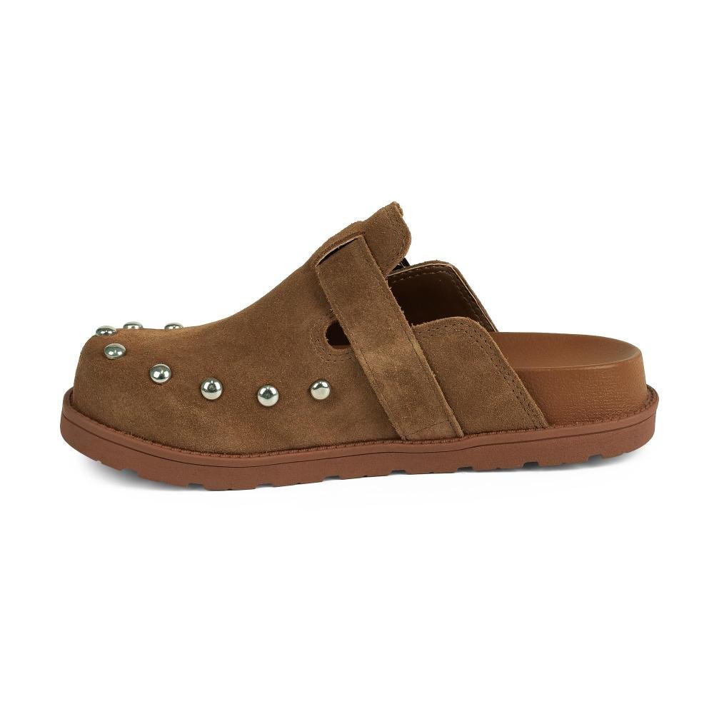 Mule Tanara Em Couro Tratorado Feminino T9611 Marrom 3