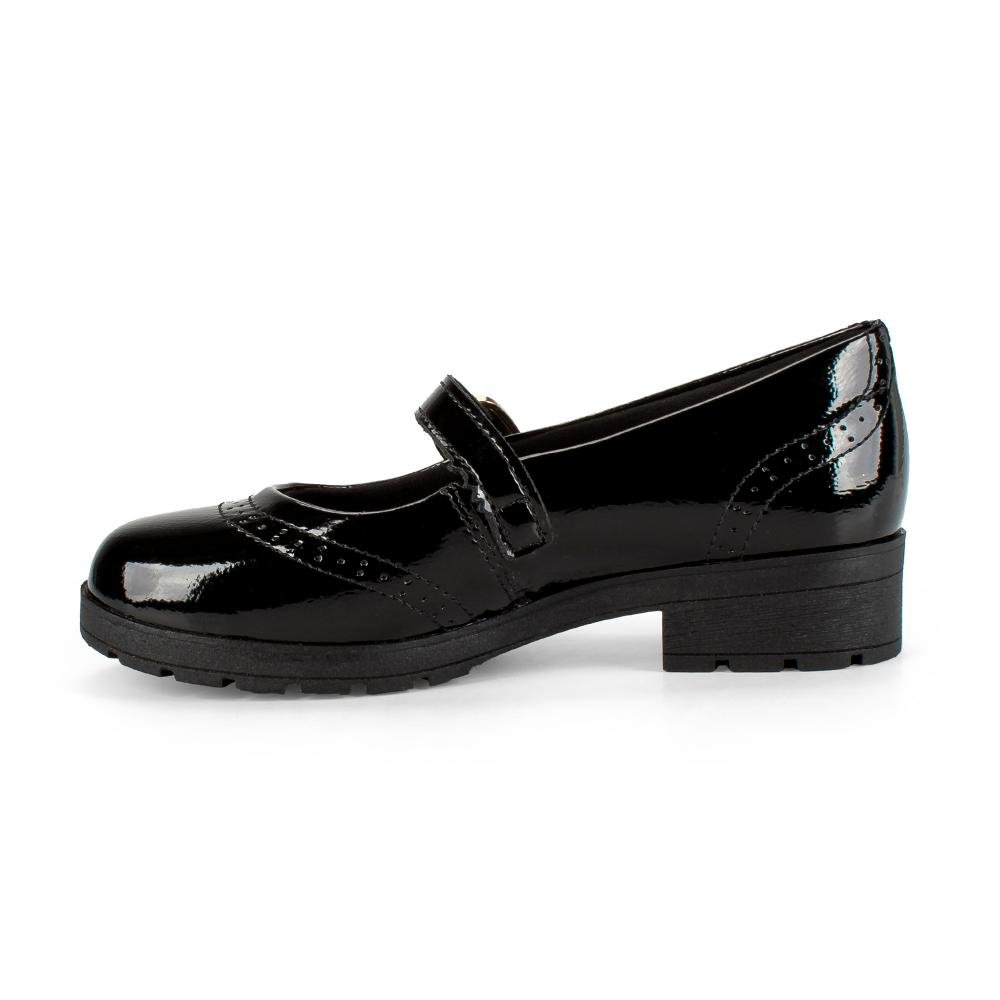 Sapato Pink Cats Infantil de Salto Bloco V6332 Preto 3