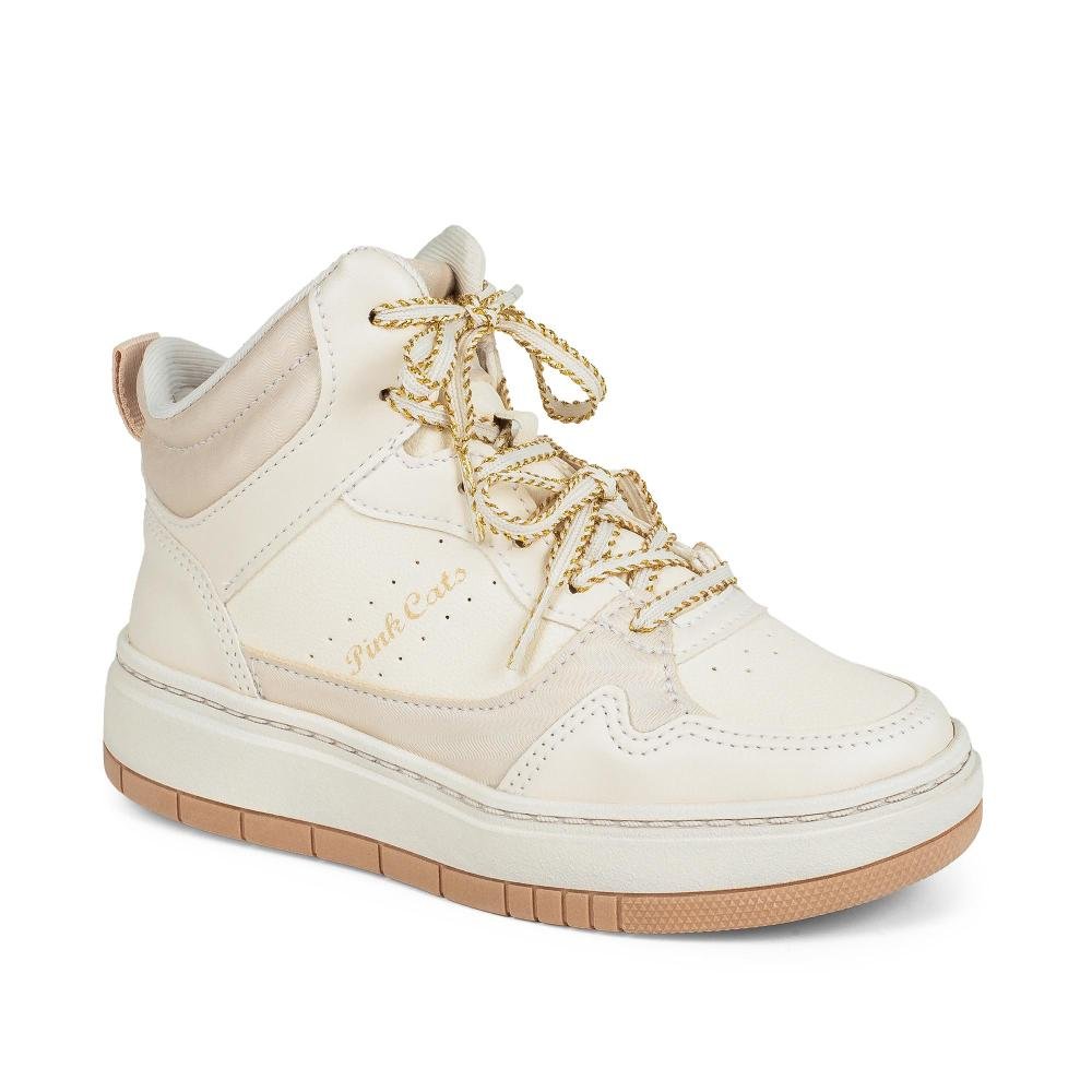 Tênis Pink Cats Infantil de Cano Alto V6153