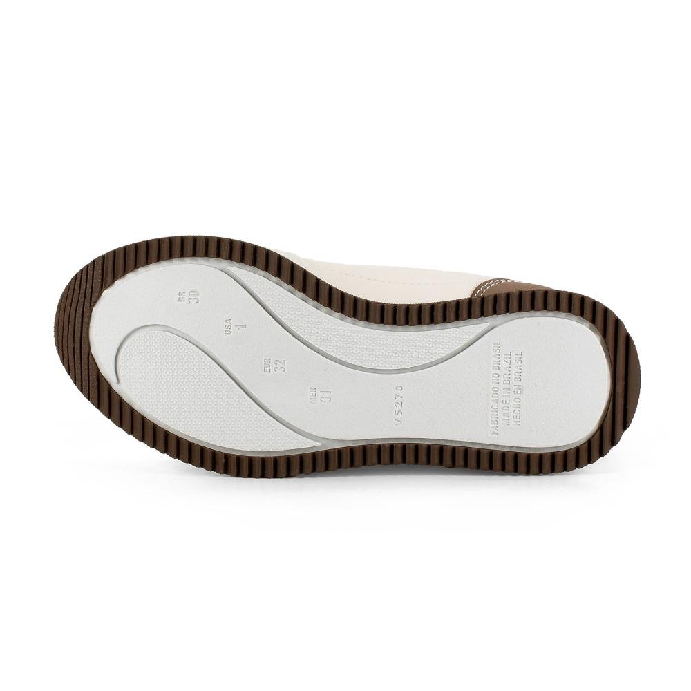 Tênis Pink Cats Infantil Jogging V6191 Bege 4