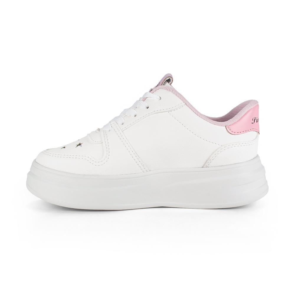Tênis Pink Cats Infantil Casual V6211 Branco 3