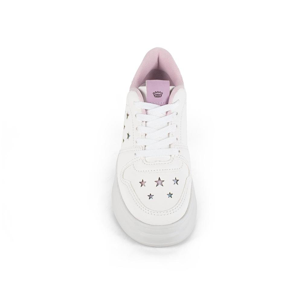 Tênis Pink Cats Infantil Casual V6211 Branco 5