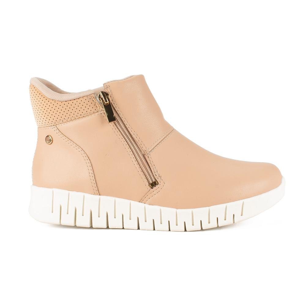 Bota Campesí de Cano Curto Feminina CP986 Bege 3