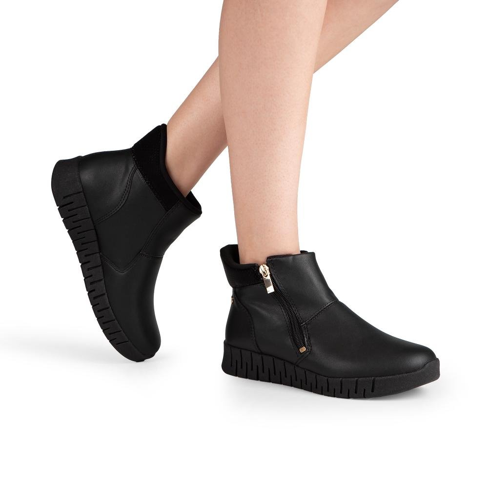 Bota Campesí de Cano Curto Feminina CP986 Preto 2