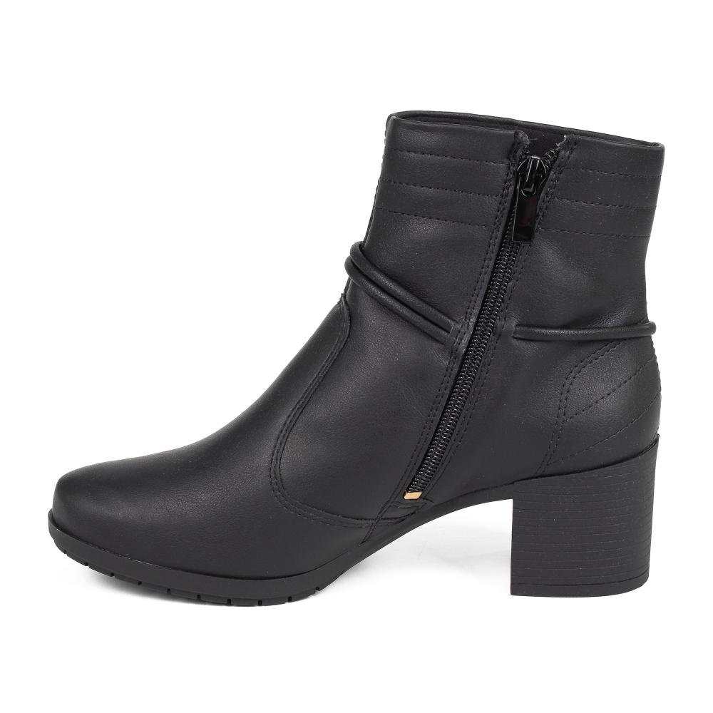 Bota Campesí de Cano Curto Feminina L9228 Preto 3