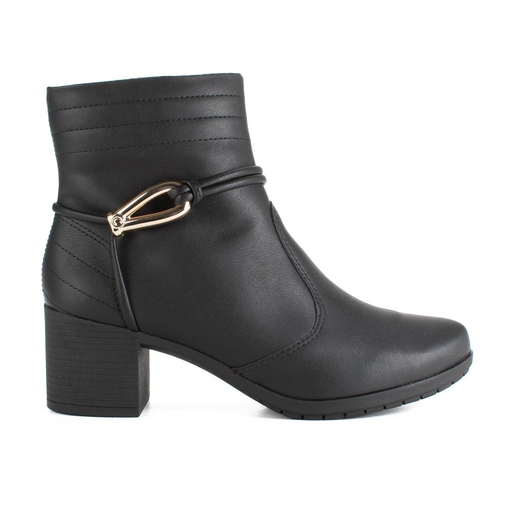 Bota Campesí de Cano Curto Feminina L9228 Preto 7