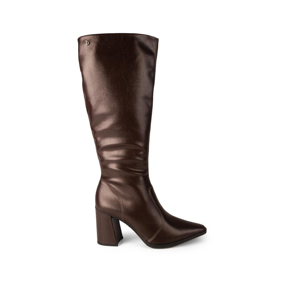 Bota Dakota de Cano Longo Feminina D2172 Café 3