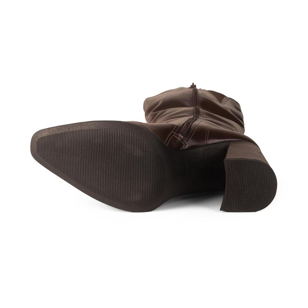 Bota Dakota de Cano Longo Feminina D2172 Café 5