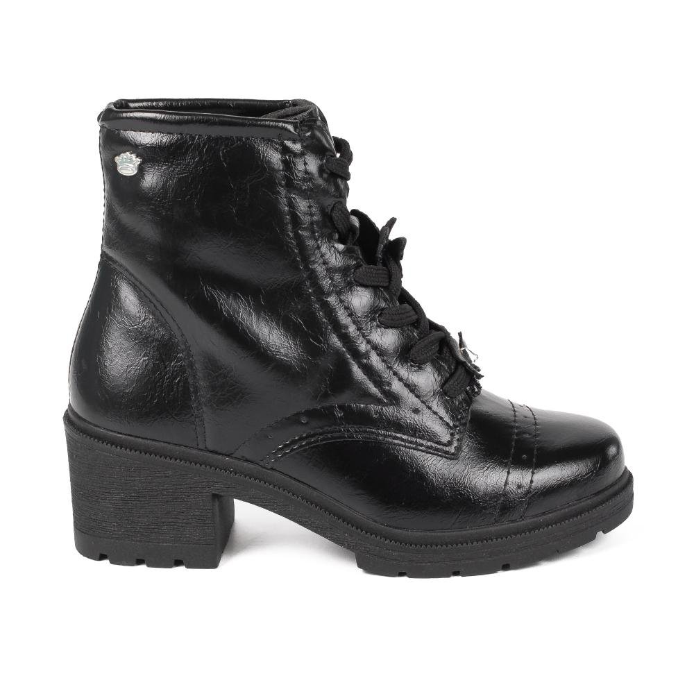 Bota Coturno Pink Cats Infantil V6392 Preto 2