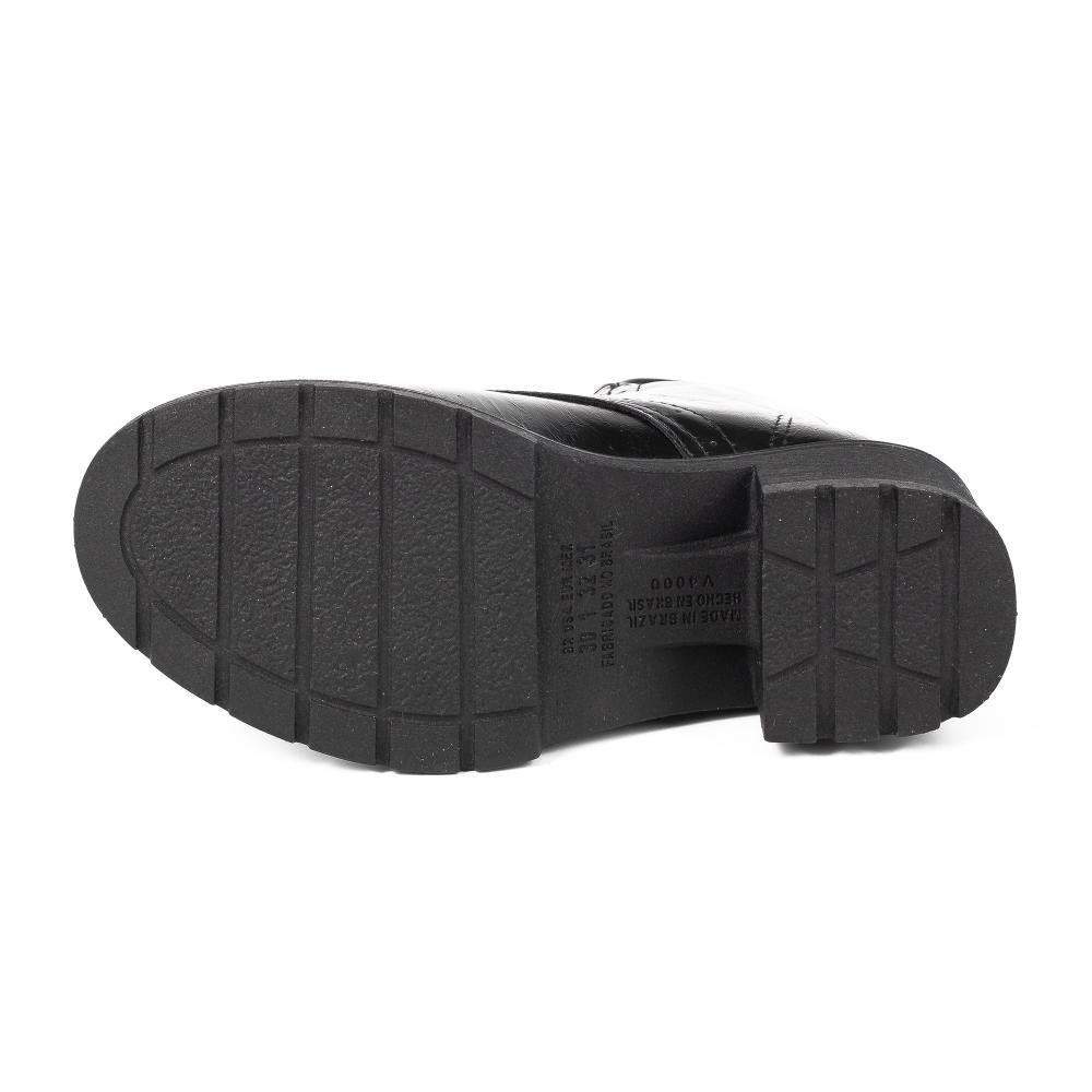 Bota Coturno Pink Cats Infantil V6392 Preto 4