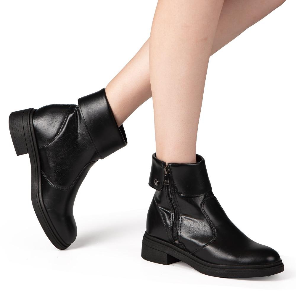 Bota Dakota de Cano Curto Feminina D2552 Preto 2