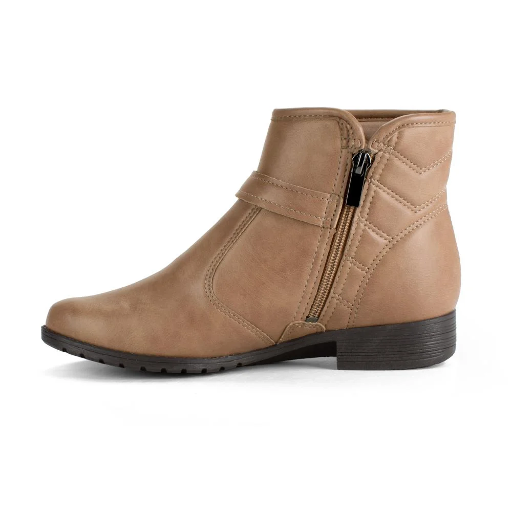Bota Dakota de Cano Curto Feminina D2183 Marrom claro 4