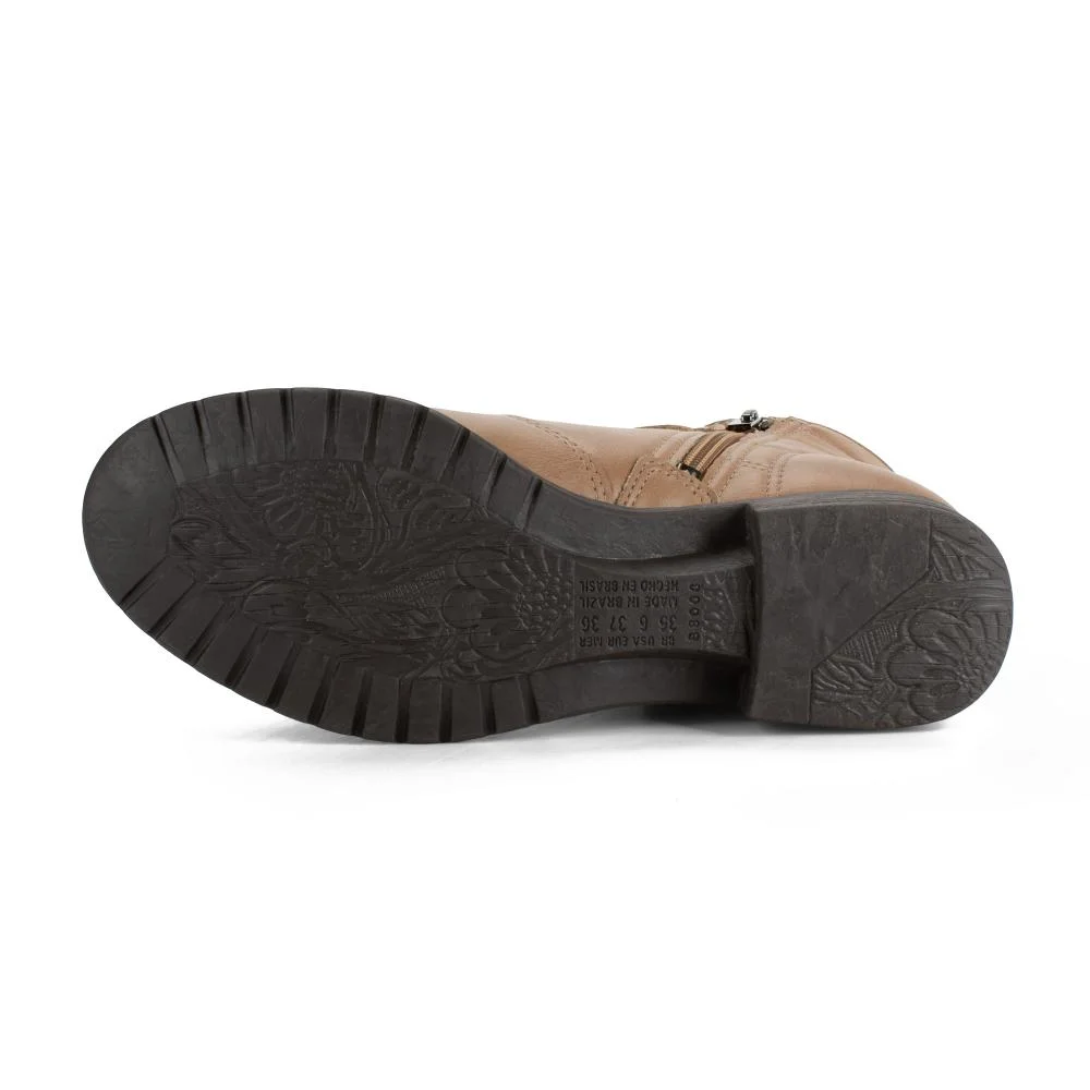 Bota Dakota de Cano Curto Feminina D2183 Marrom claro 5