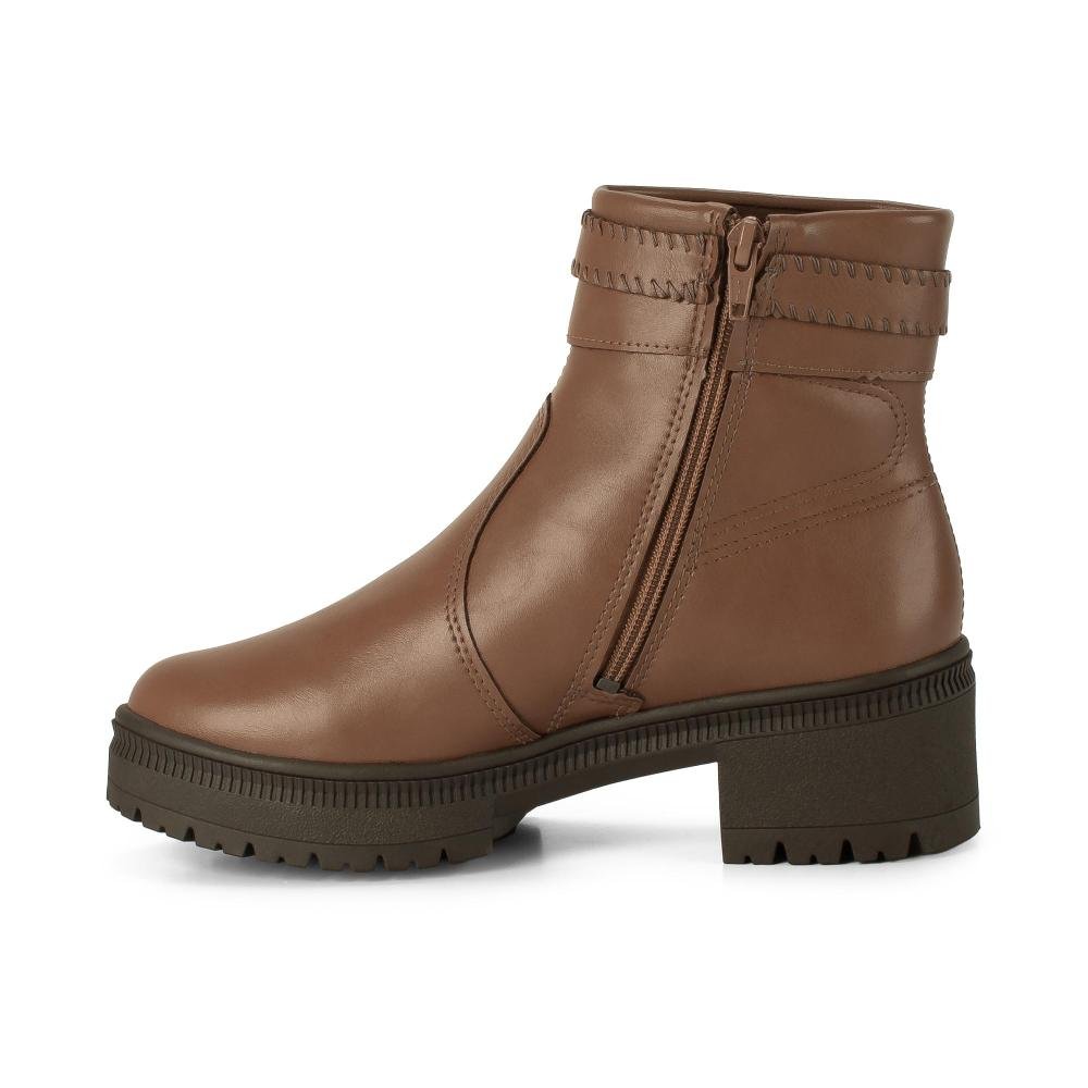 Bota Mississipi de Cano Curto Feminina J0822 Marrom 4
