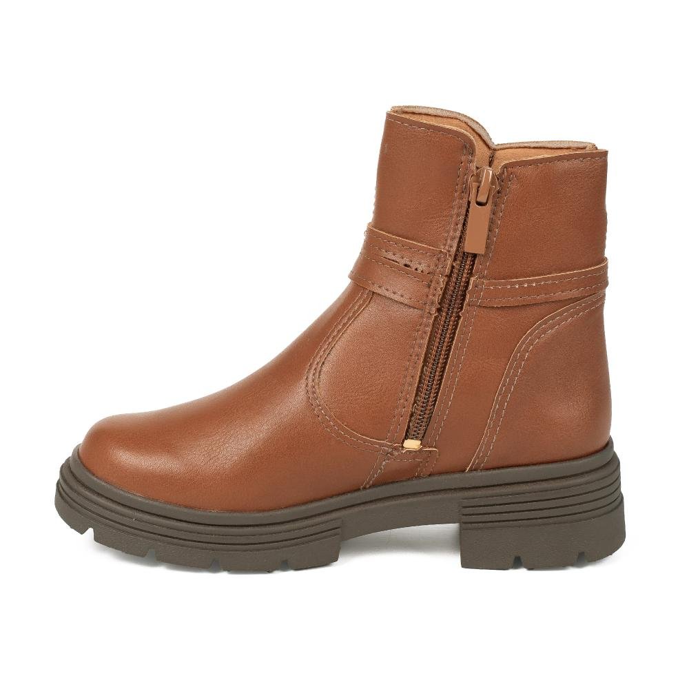 Bota Pink Cats Infantil de Cano Curto V6084 Marrom 3
