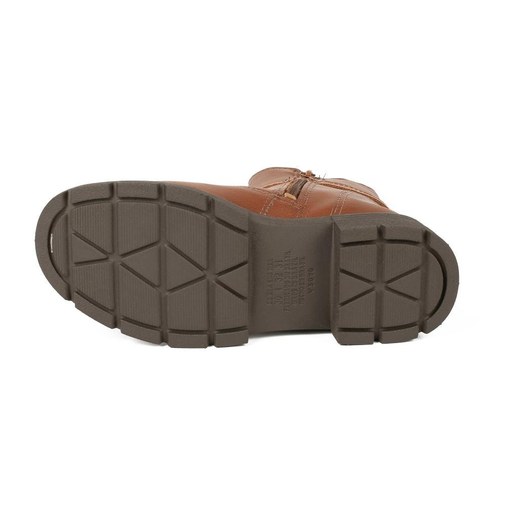 Bota Pink Cats Infantil de Cano Curto V6084 Marrom 4