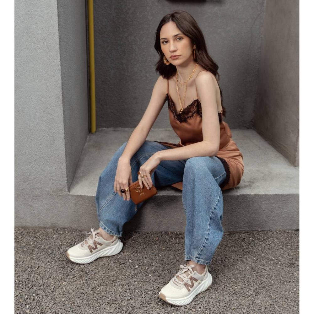 Dad Sneaker Dakota Feminino D2231 Bege 8