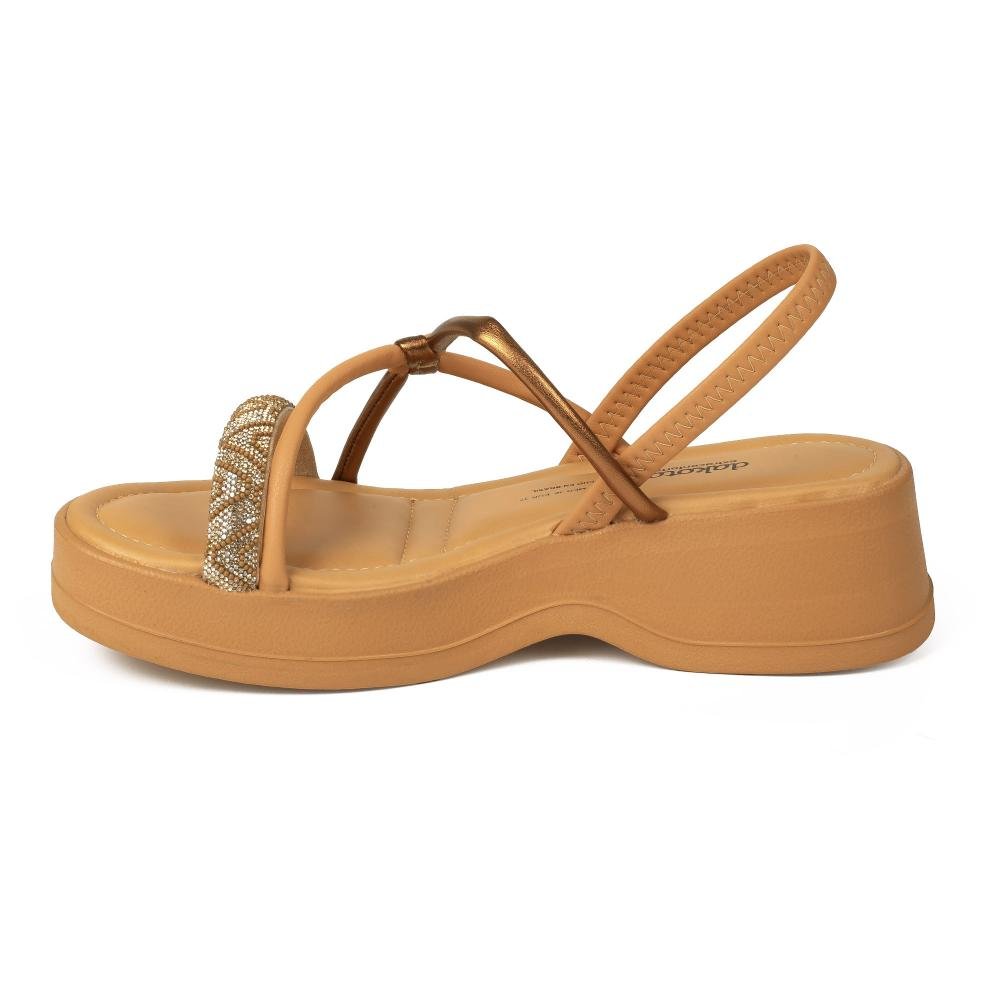 Sandália Dakota Anabela Feminina DB733 Bege 4