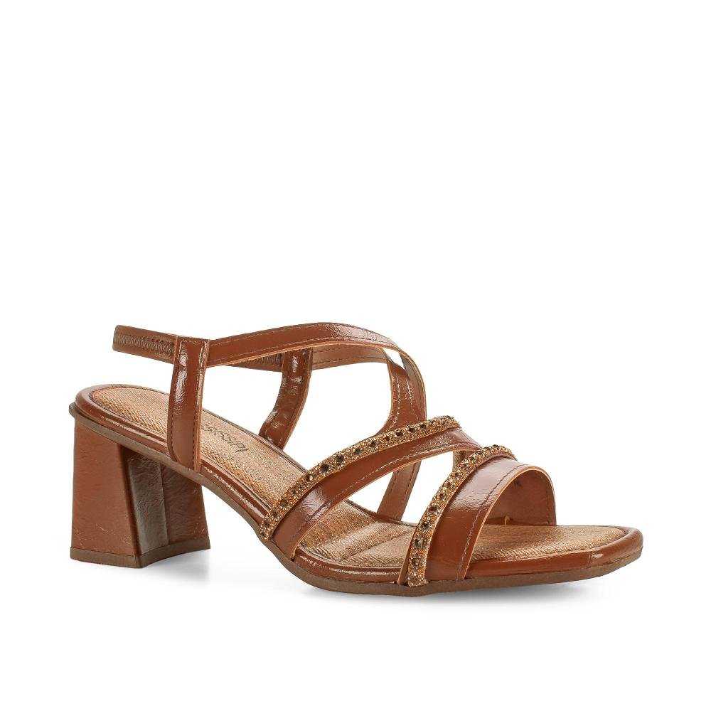 Sandália Mississipi de Salto Bloco Feminina J1431