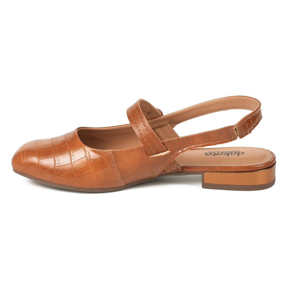 Sapato Dakota de Salto Baixo Feminino D2342 Marrom 4