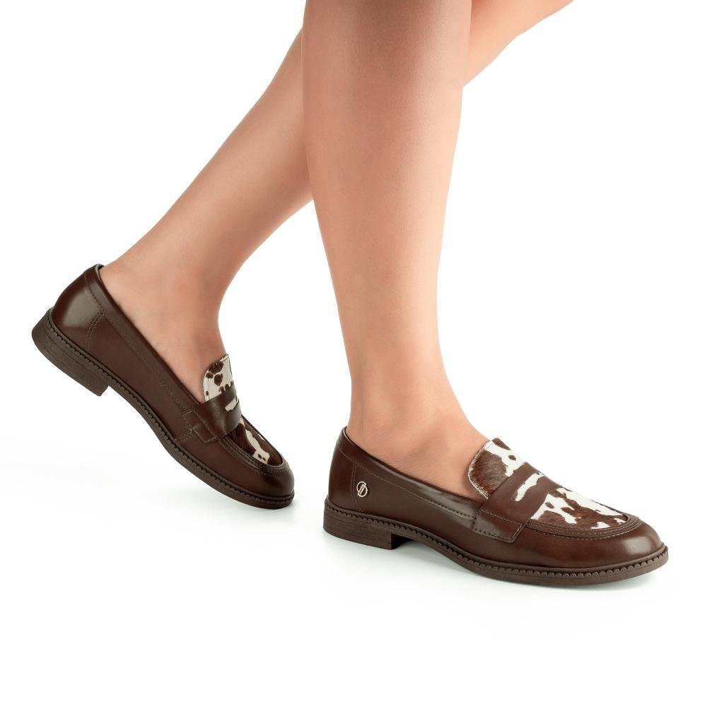 Sapato Dakota Loafer Feminino D2621 Marrom 2