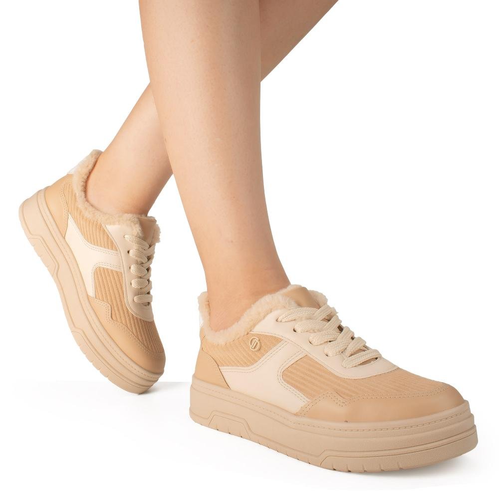 Tênis Dakota Casual Feminino D2221 Bege 3