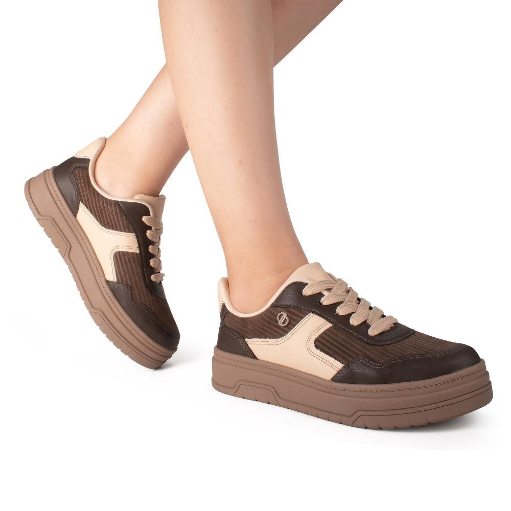 Tênis Dakota Casual Feminino D2221 Marrom 2