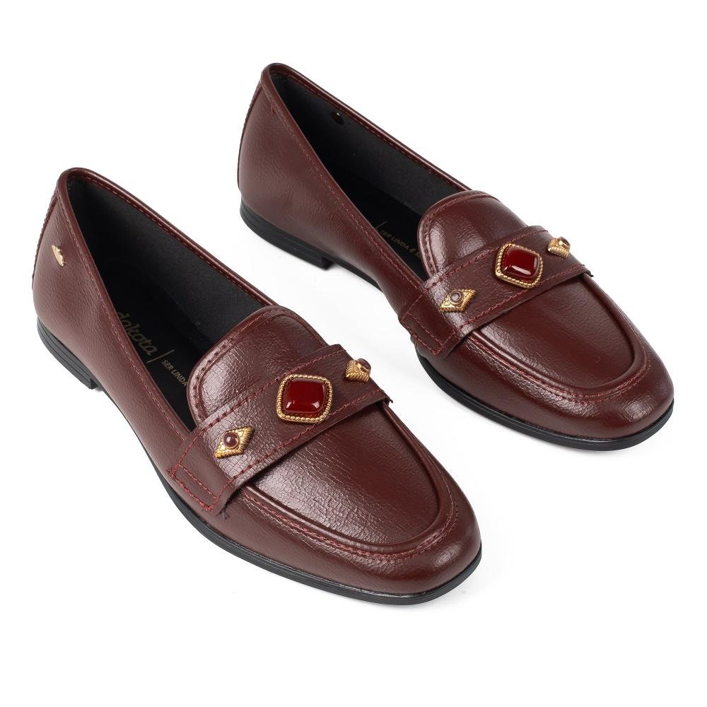Sapato Dakota Loafer Feminino D2132 Bordô 5