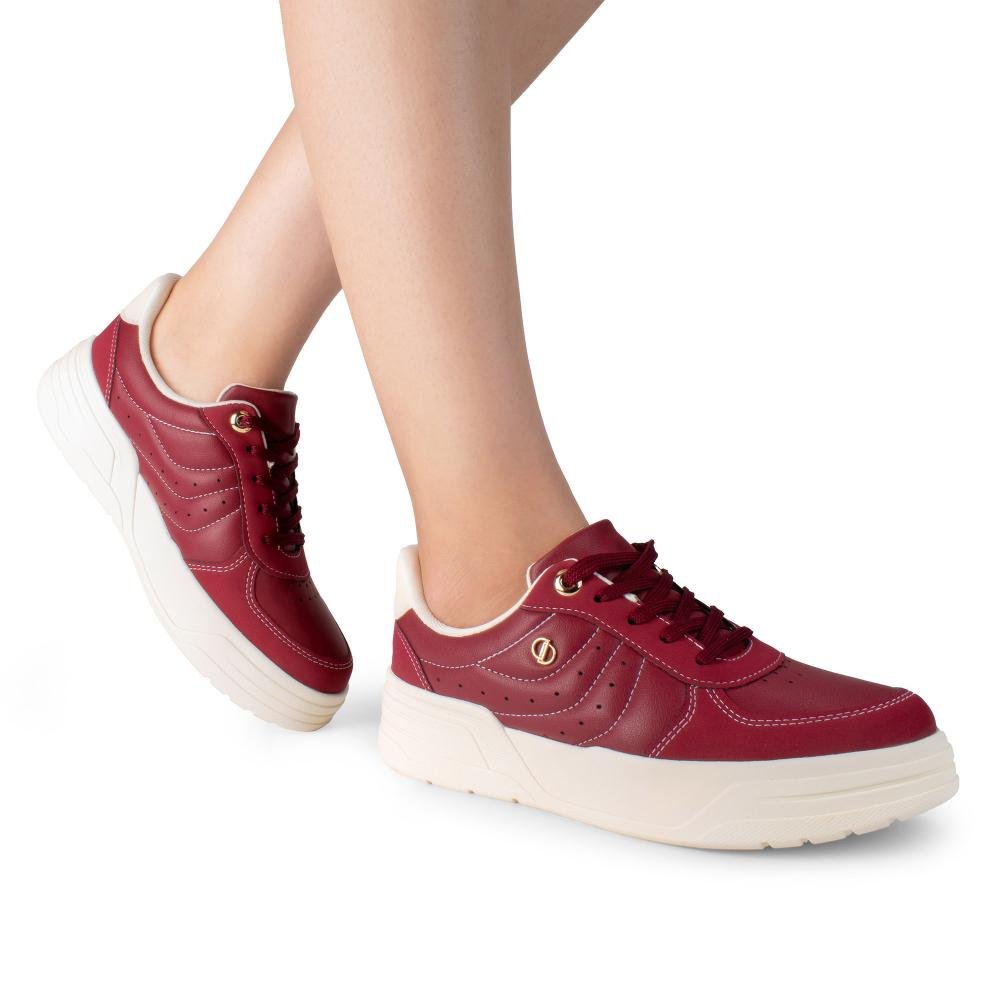 Tênis Dakota Casual Feminino D2093 Vermelho 2