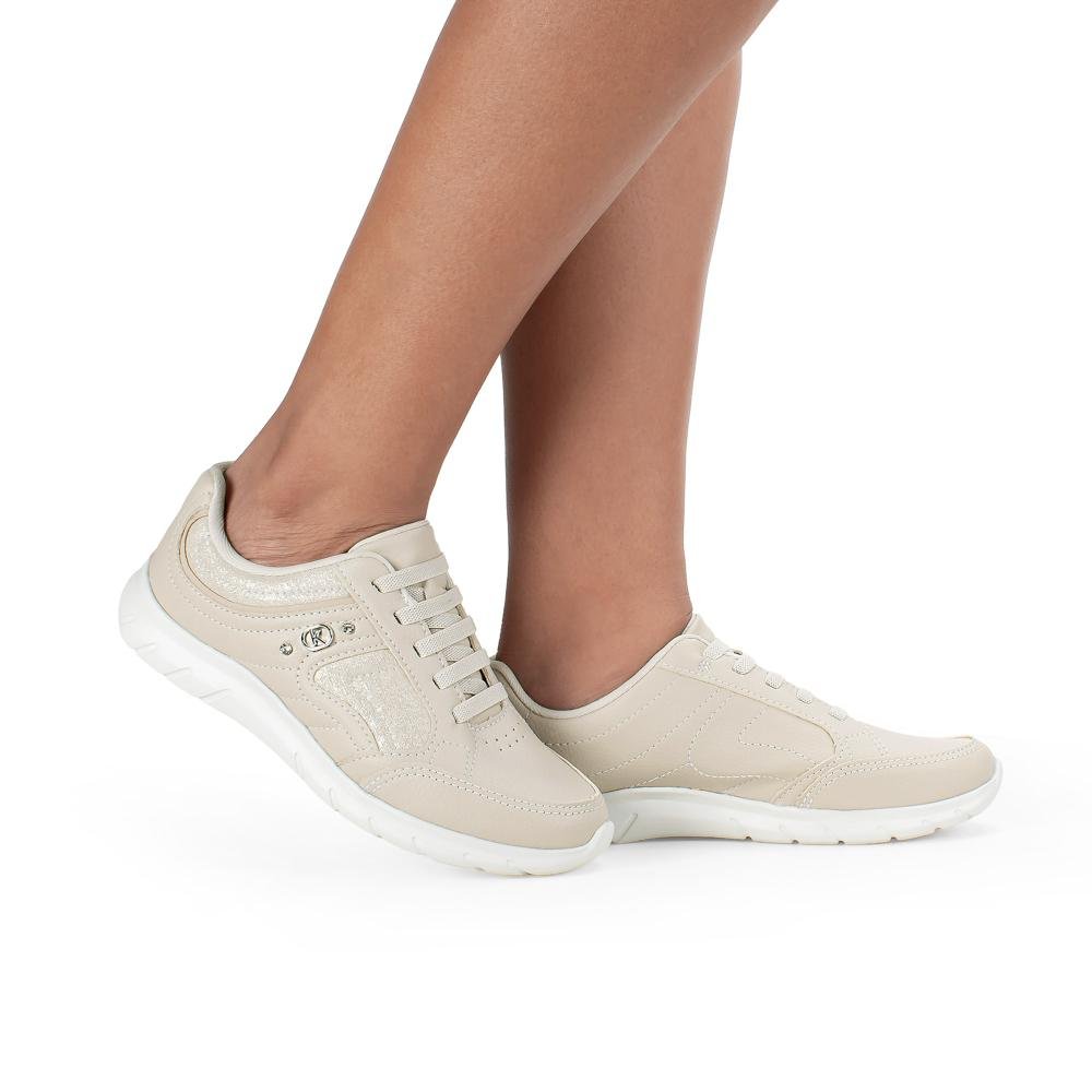 Tênis Kolosh Casual Feminino C4049 Bege 2