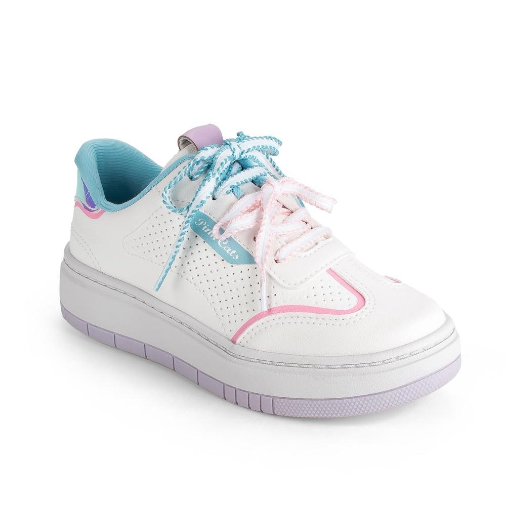 Tênis Pink Cats Infantil Casual V6152