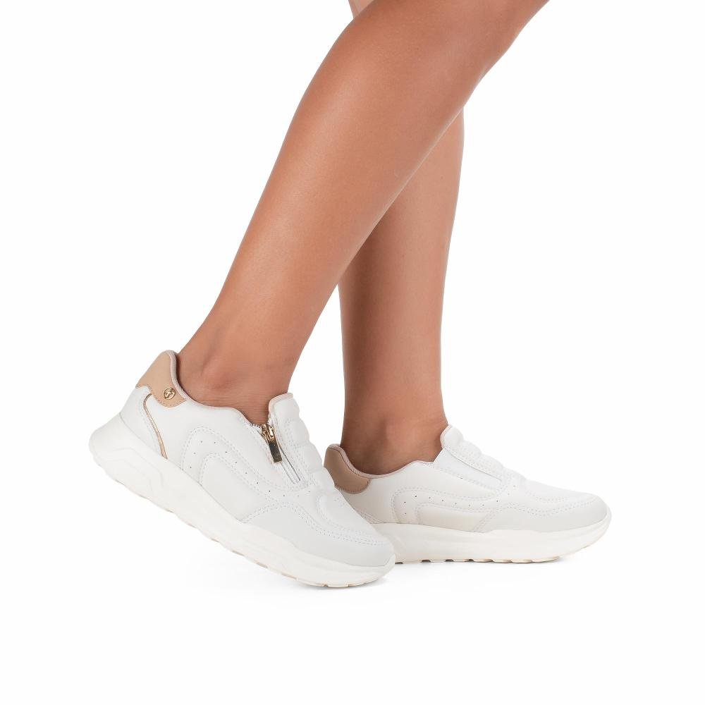 Tênis Kolosh Jogging de Calce Fácil Feminino C4542 Branco 2