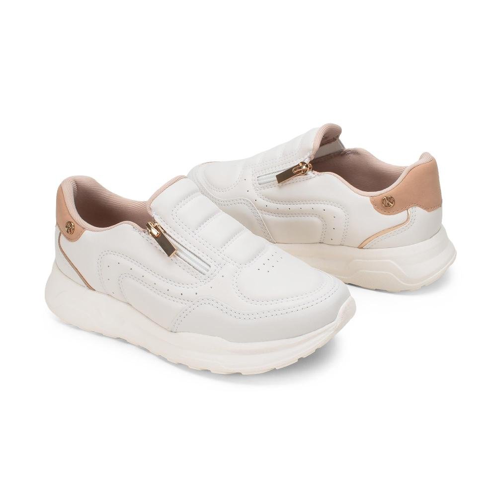 Tênis Kolosh Jogging de Calce Fácil Feminino C4542 Branco 6