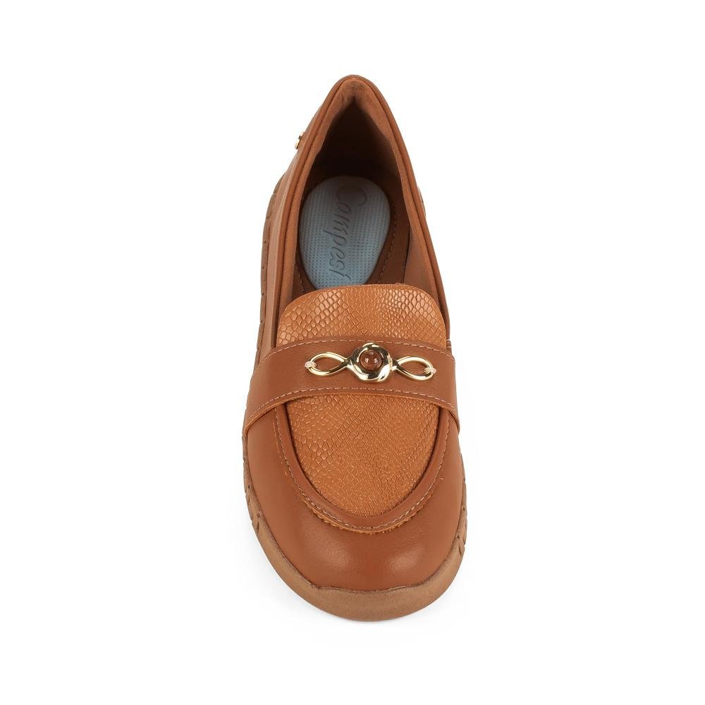Sapato Campesí Loafer Feminino CE541 Marrom 6