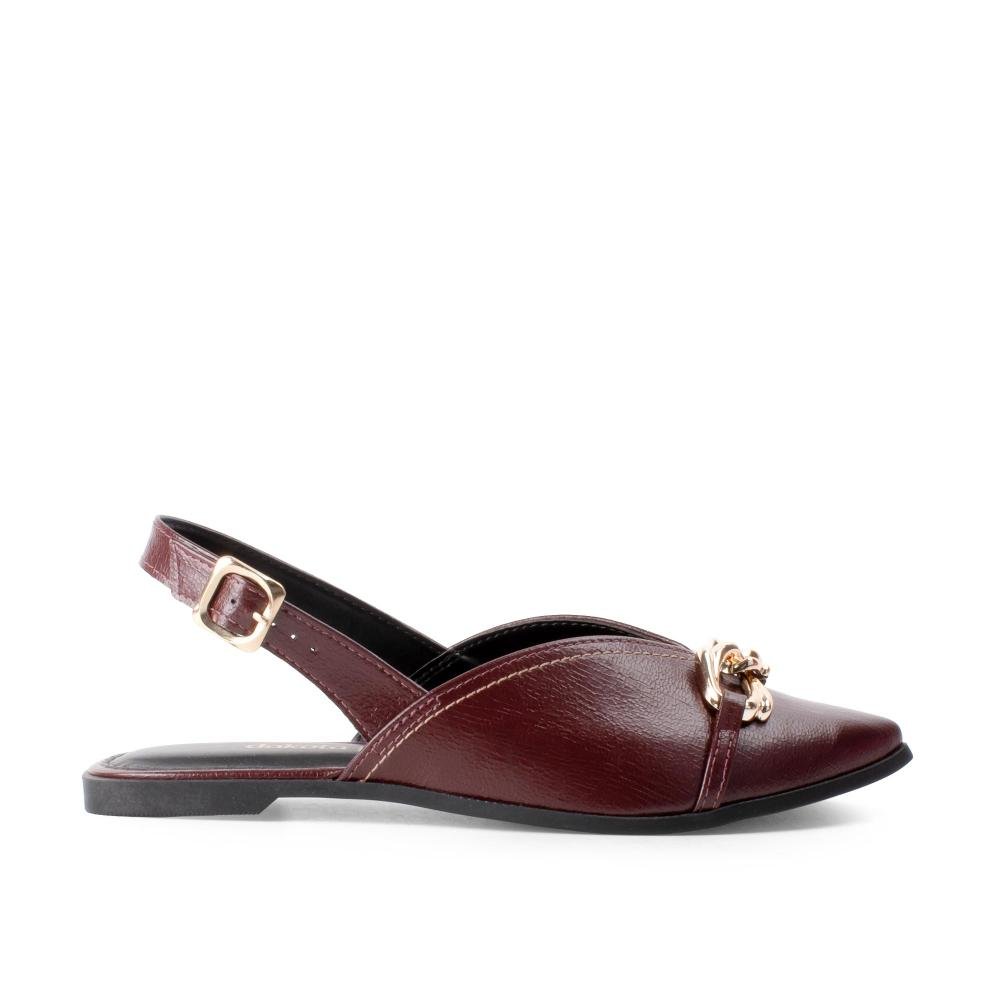 Sapatilha Dakota Slingback Feminino D2332 Bordô 4